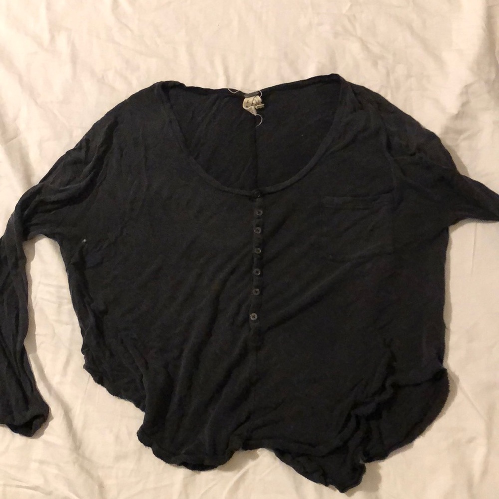 Brand new free people flowy Henley top